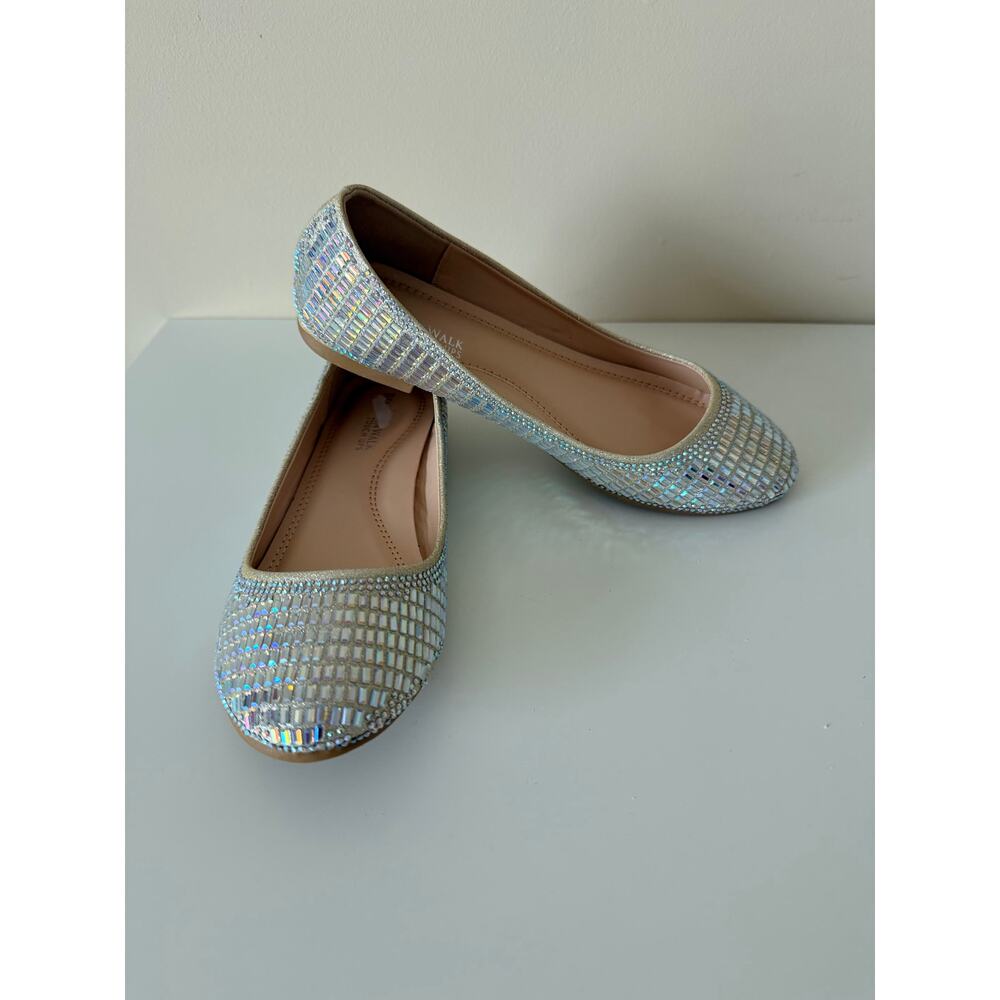 Mirrored Round Toe Ballerina flats 5.5 NWOT